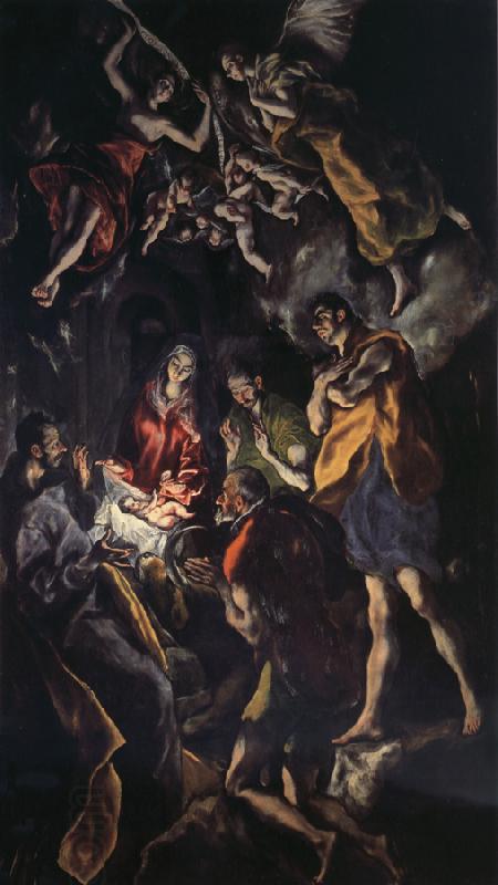 El Greco Adoration of the Shepherds oil painting picture